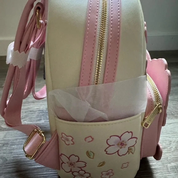 Loungefly Disney Chip 'n' Dale Cherry Blossoms Mini Backpack with tags - Picture 3 of 8